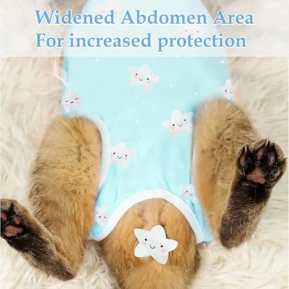 Cat Recovery Suit Breathable Cat Onesie Clothes After Surgery Female, Kitten